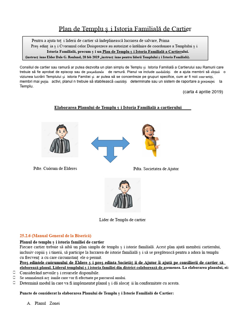 Planul Templului - 2024 CARTIERUL ENACE | PDF