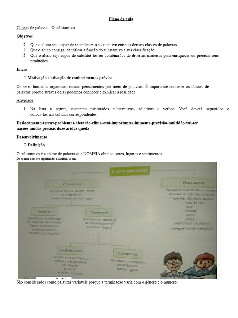 Aula sobre Substantivos e suas Funções | PDF | Palavra | Substantivo