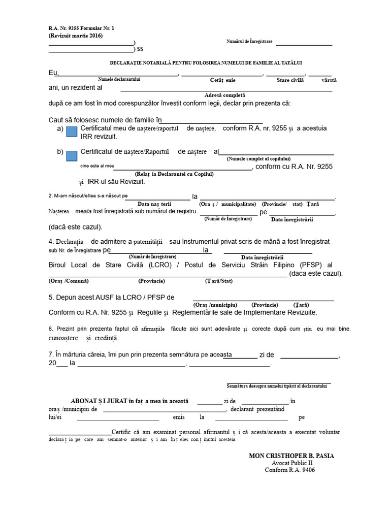 Format Word AUSF - FORM | PDF
