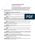 Analyzing the Prompt Handout[1]