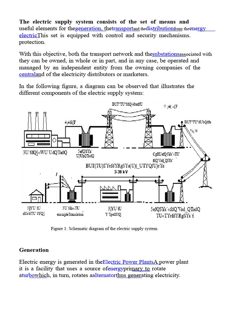 Overview of Electric Supply Systems | PDF | Electric Power Distribution ...