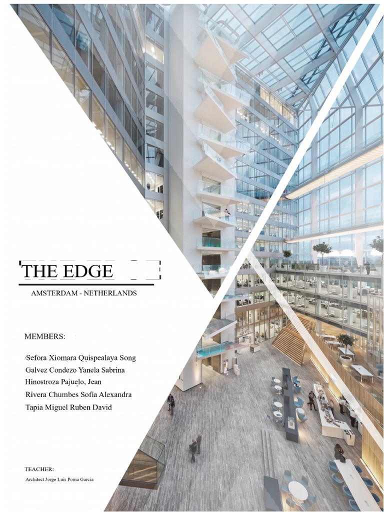 Sustainable Design of The Edge Building | PDF | Solar Energy ...