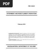 FM 3-39.40 U.S. Army Internment and Resettlement Operations Manual