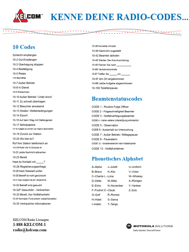 10 Codes Kelcom Funklösungen PDF | PDF