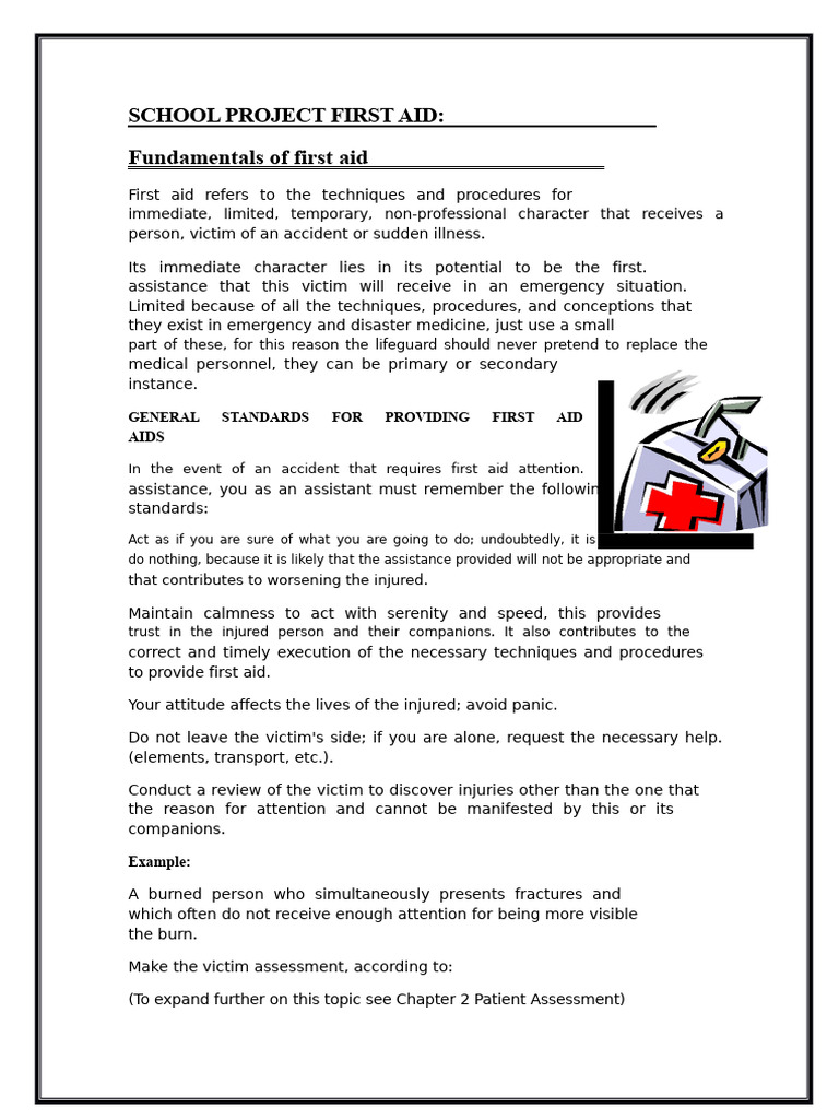 First Aid Basics for Emergencies | PDF | First Aid | Medicine