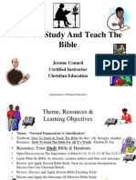 Effective Personal Bible Study