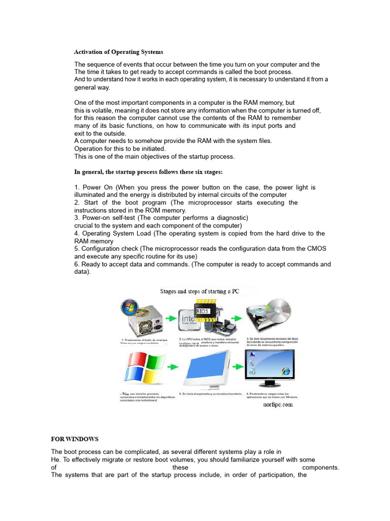 Understanding the Boot Process of OS | PDF | Booting | Bios