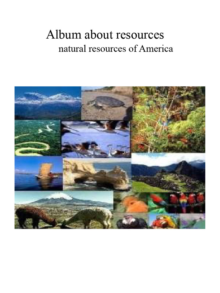 Key Natural Resources of America | PDF | Caribbean | Brazil