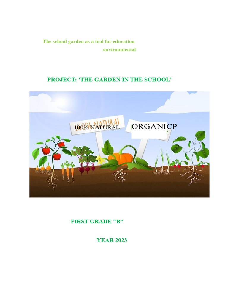 School Garden Project for First Graders | PDF | Seed | Botany