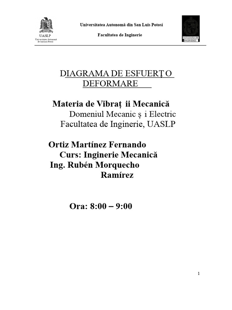 Diagrama Efort Deformare | PDF