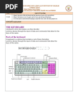 Labeled Keyboard and Mouse Parts Guide | PDF