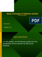 Basic Concepts of Software Quality