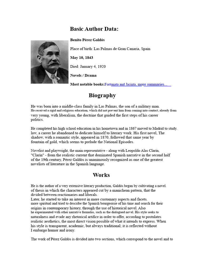 Basic Information About The Author | PDF