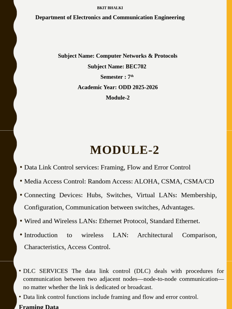 Computer Networks: Data Link Control | PDF | Network Switch | Computer ...