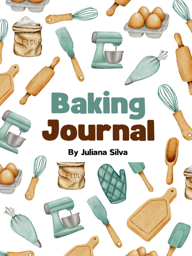 Green and Brown Baking Journal Cover A4 Document - 20250920 - 173051 ...