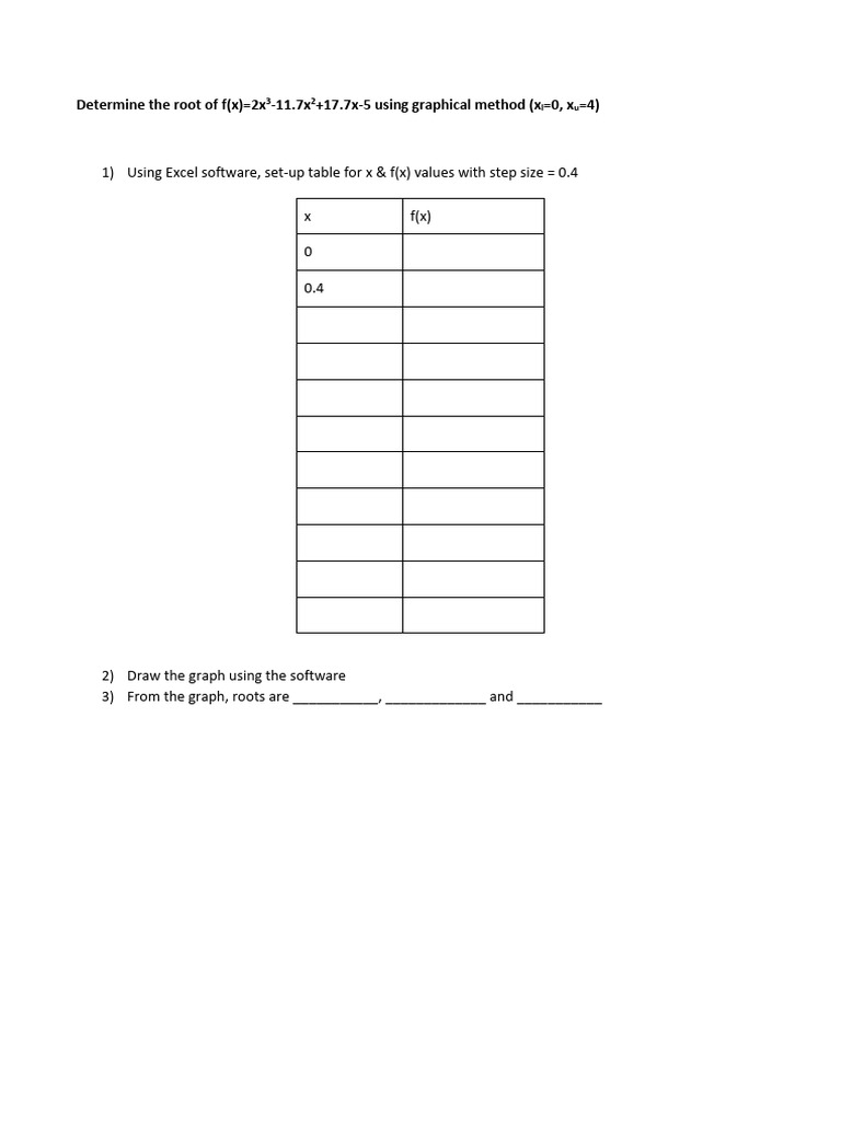 Root Finding Methods for Polynomial f(x) | PDF | Mathematics ...