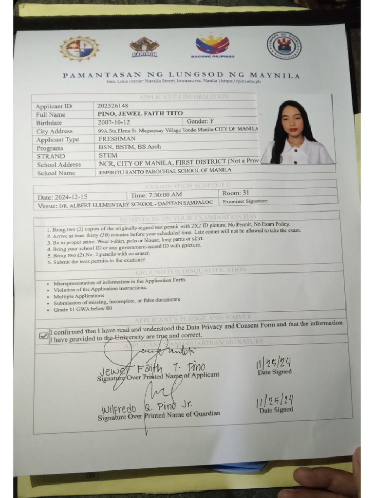 Test Permit | PDF