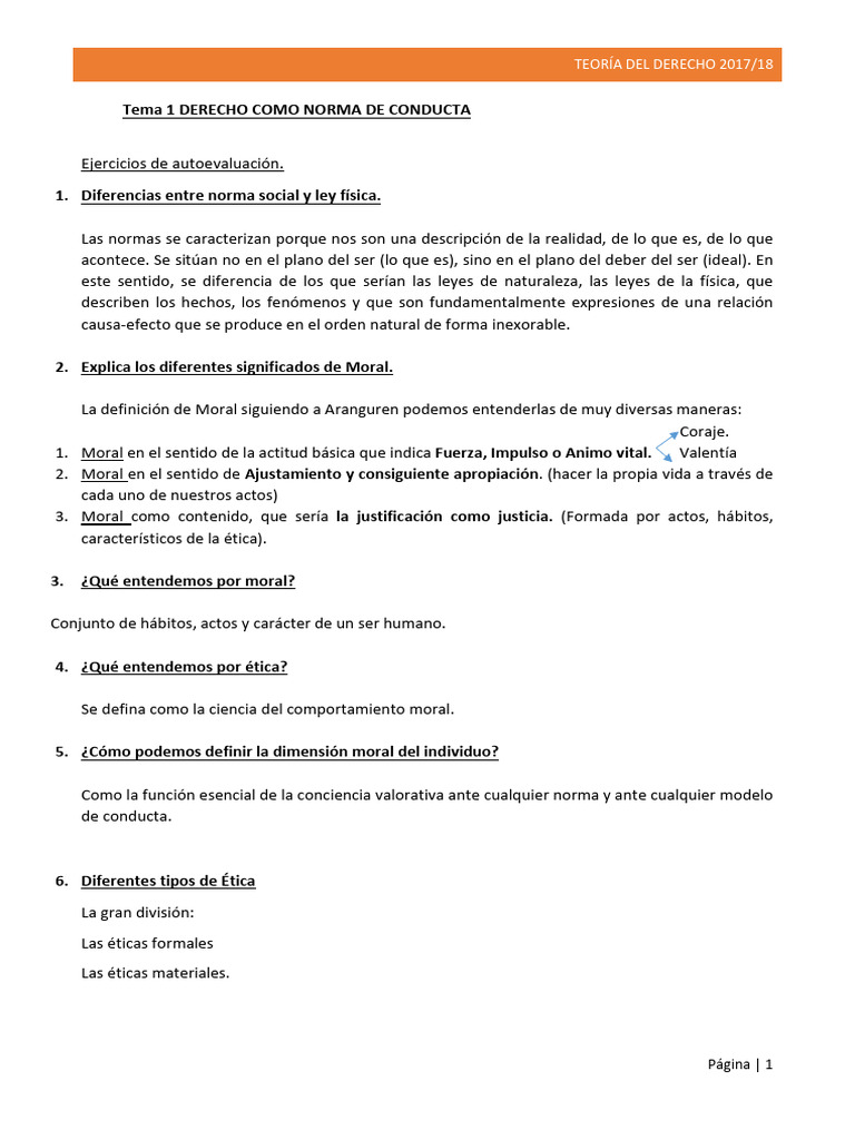 Teoría del Derecho: Ética y Moral | PDF | La Ley natural | Moralidad
