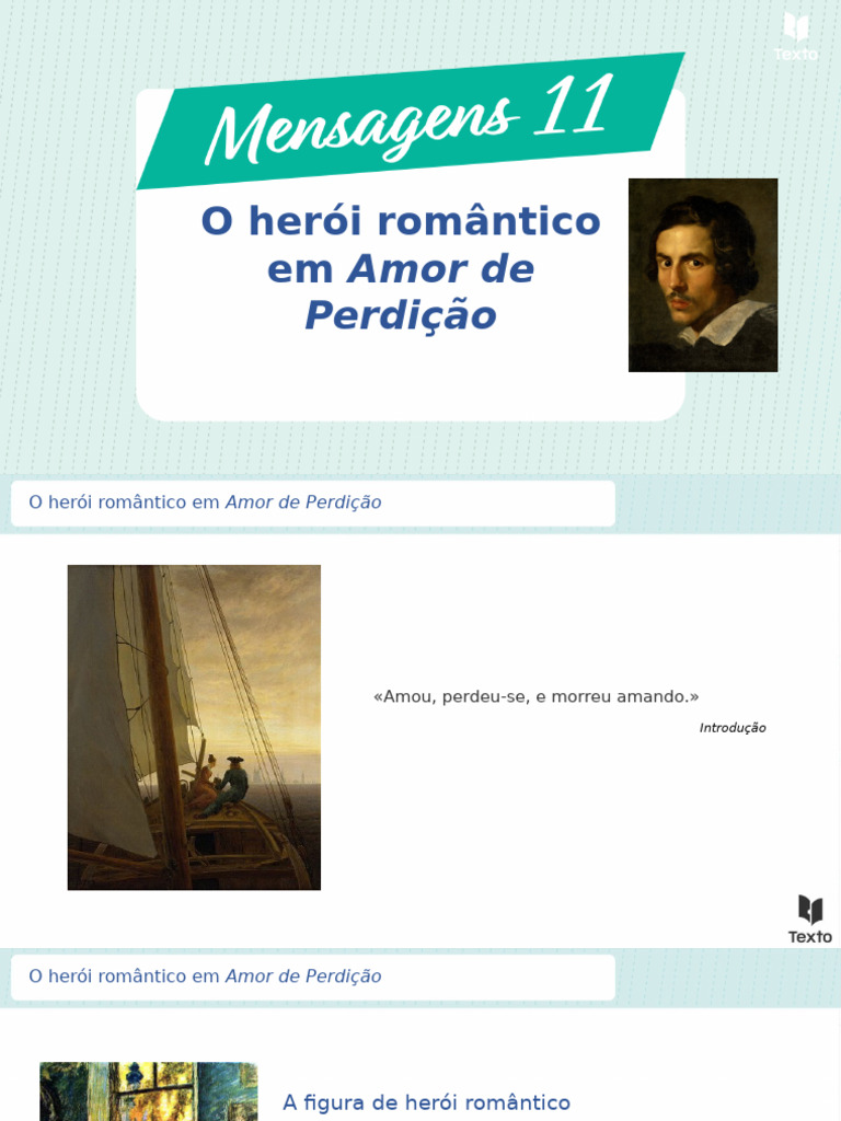 O Heroi Romantico Em Amor de Perdicao | PDF | Herói | Amor