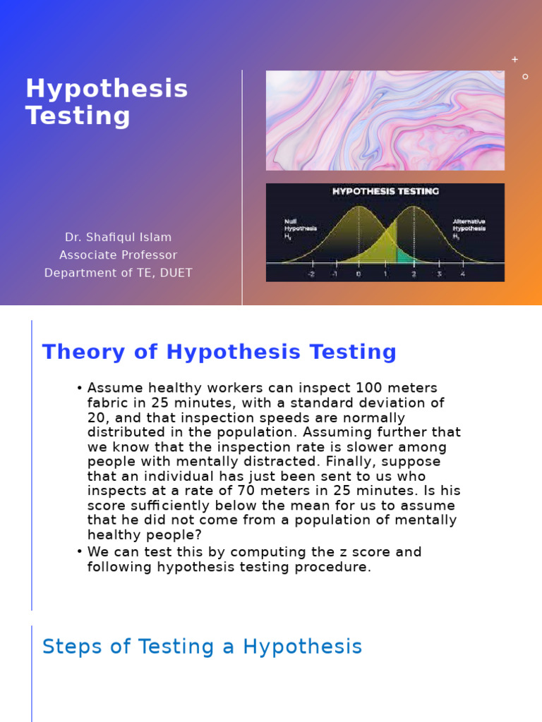 Hypothesis Testing Explained | PDF | Hypothesis | Null Hypothesis