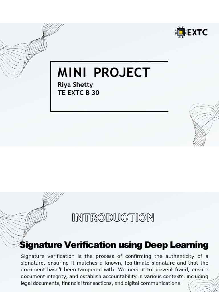 Deep Learning for Signature Verification | PDF | Signature | Deep Learning