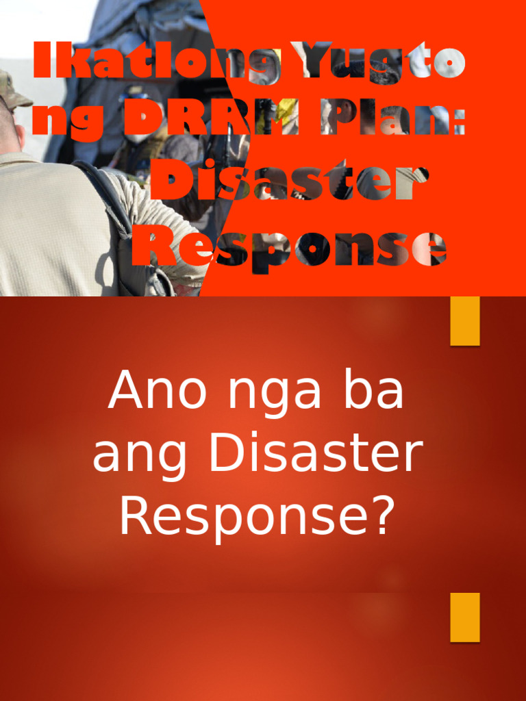 Disaster Response G#1 | PDF