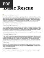 Water Rescue Extrication Techniques | PDF