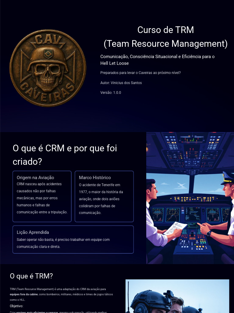 Curso de TRM para Hell Let Loose | PDF | Comunicação | Liderança