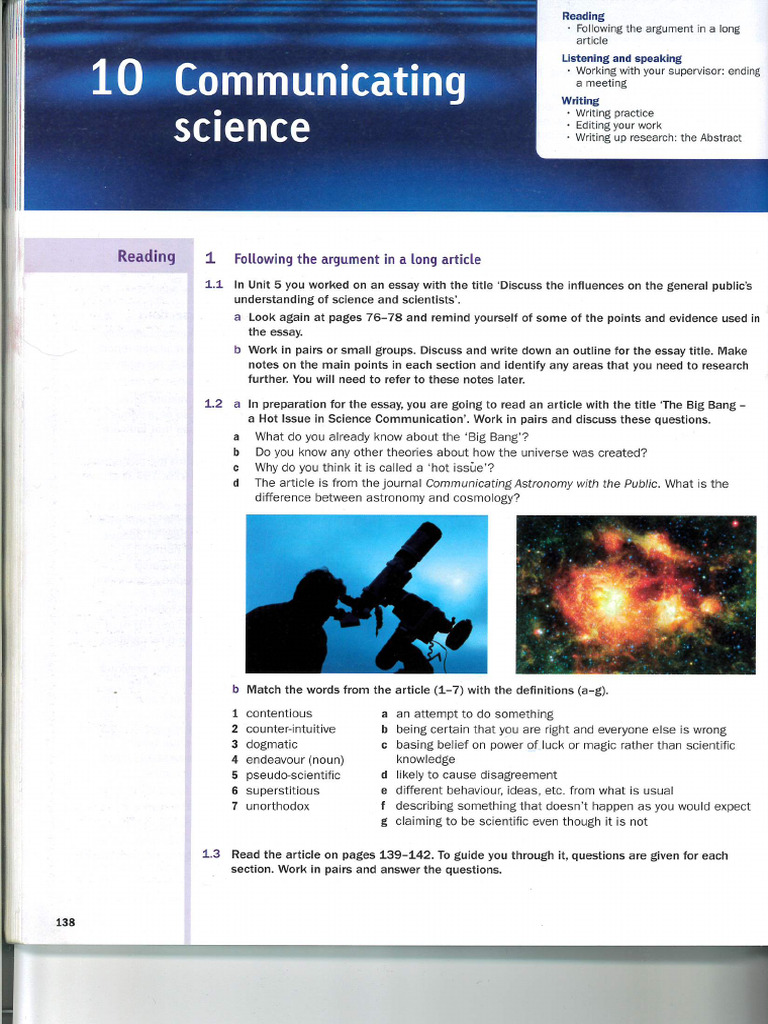Comunicating Science Fro CAE | PDF