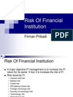 Risk of Financial Institution