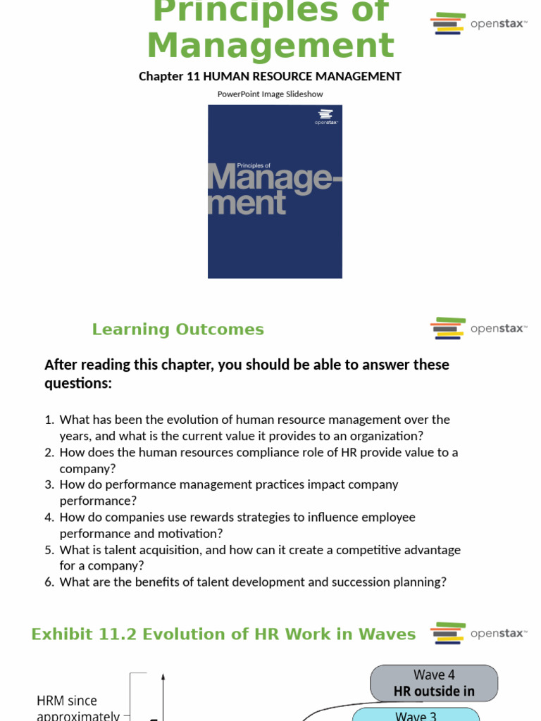 Principles of Human Resource Management | PDF | Human Resource ...