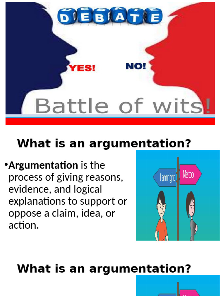 Understanding Argumentation and Debate | PDF | Argument | Reason