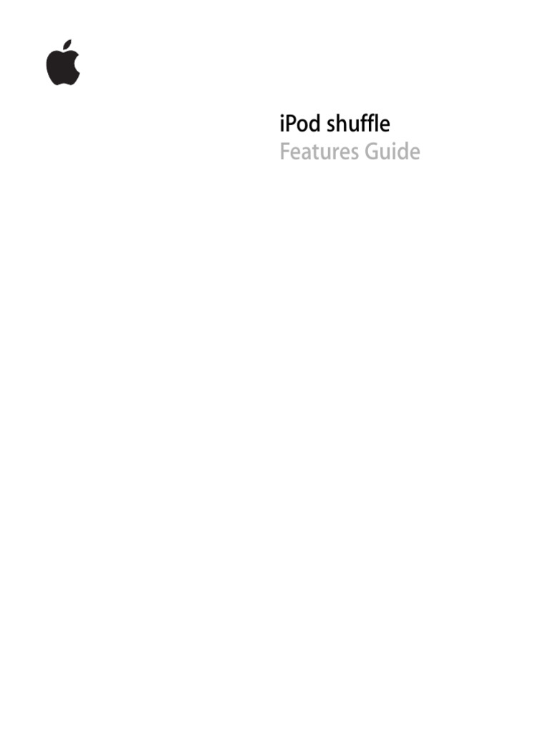 iPod Shuffle User Guide and Instructions | PDF | I Pod | I Tunes