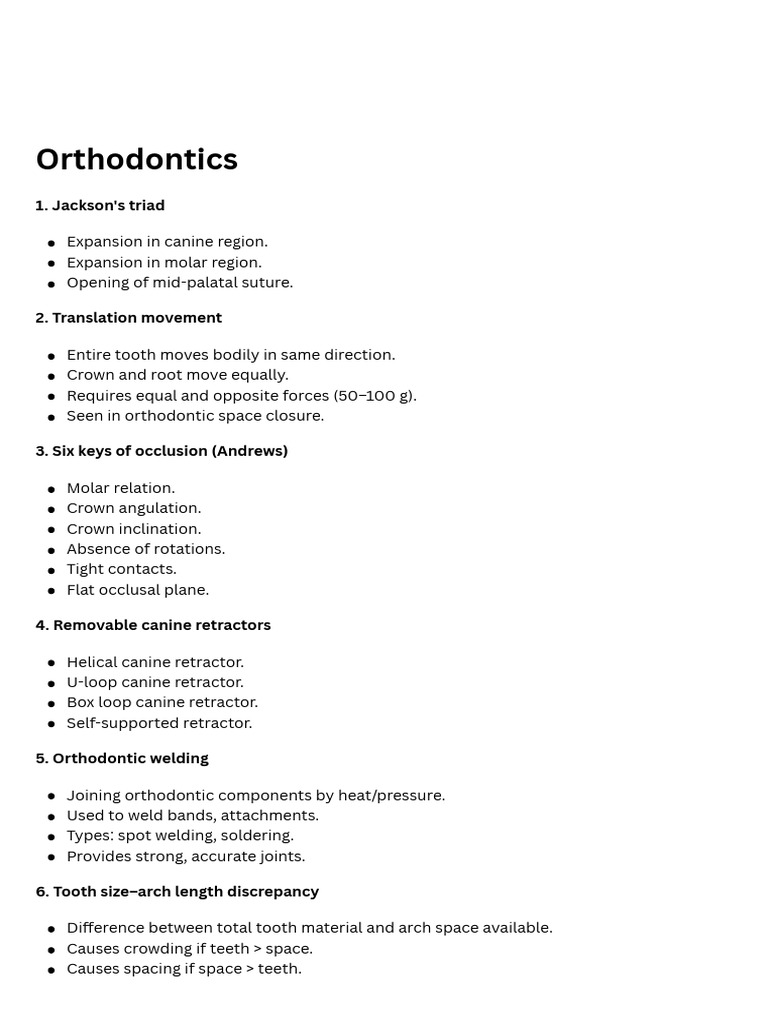 Key Concepts in Orthodontics Explained | PDF | Orthodontics | Dental ...