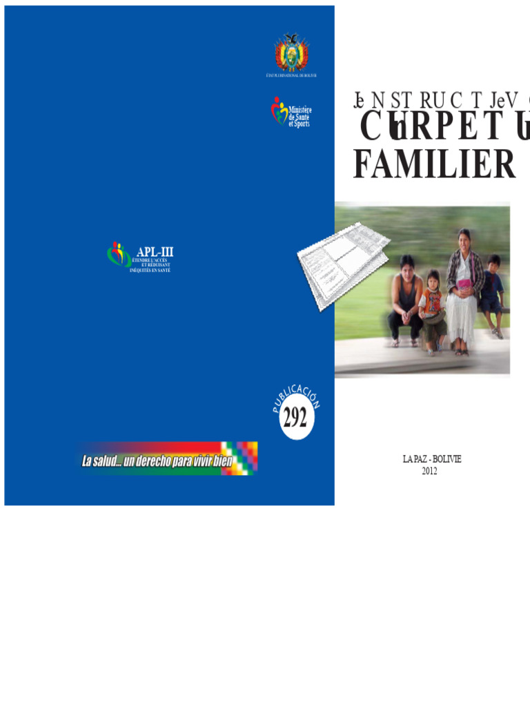 Guide Du Dossier Familial - Bolivie | PDF | Invalidité | Médicaments