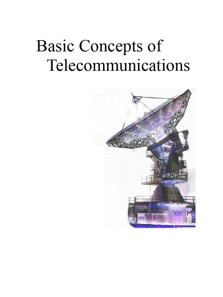 Basic Concepts of Telecommunications | PDF | Computer Network ...