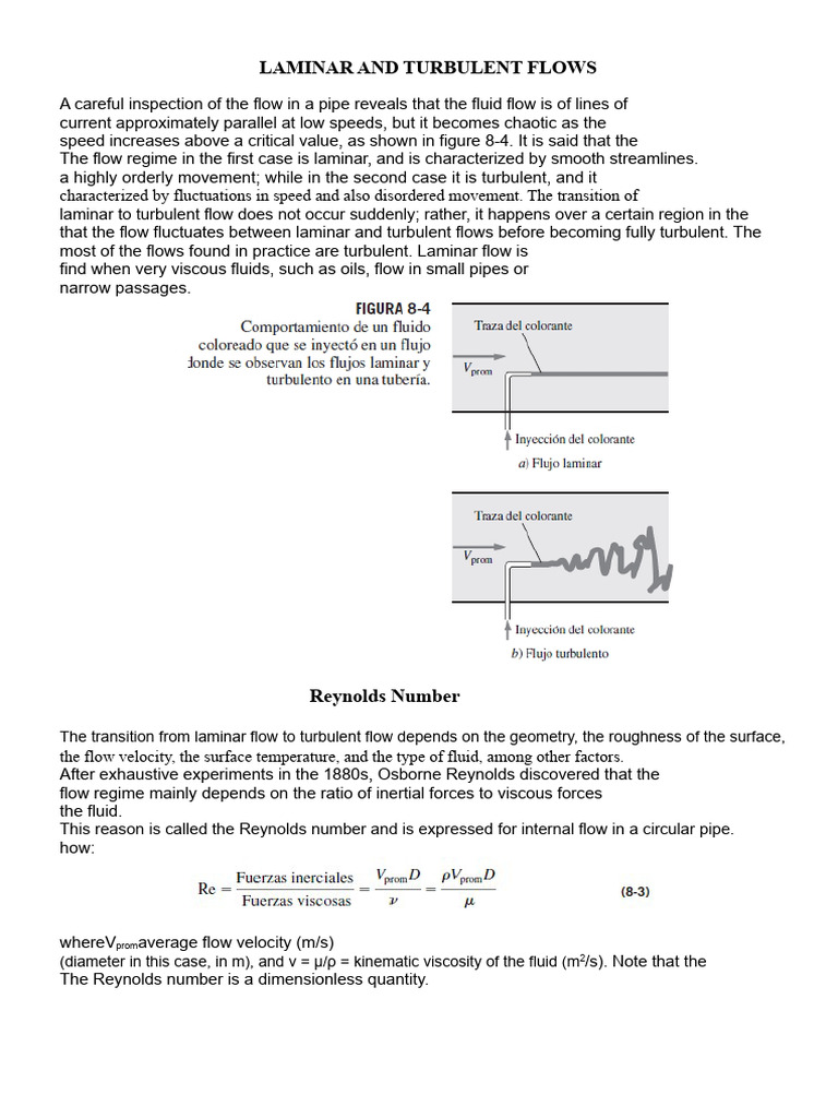Laminar vs Turbulent Flow Analysis | PDF | Reynolds Number | Laminar Flow