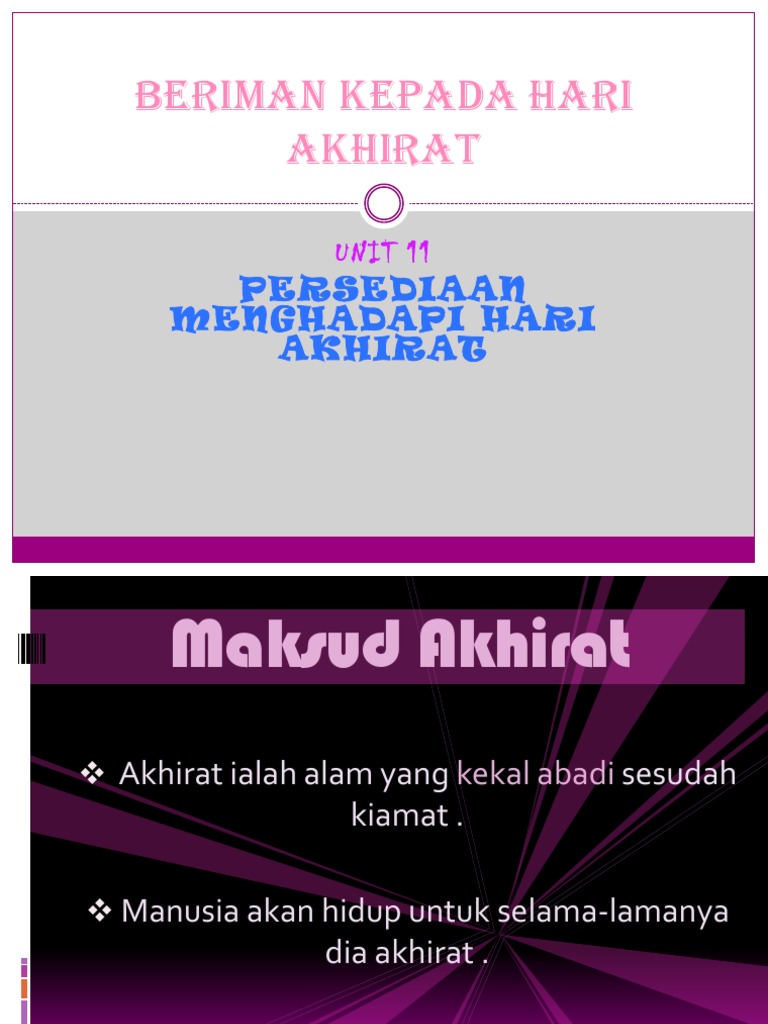 Beriman Kepada Hari Akhirat Pdf