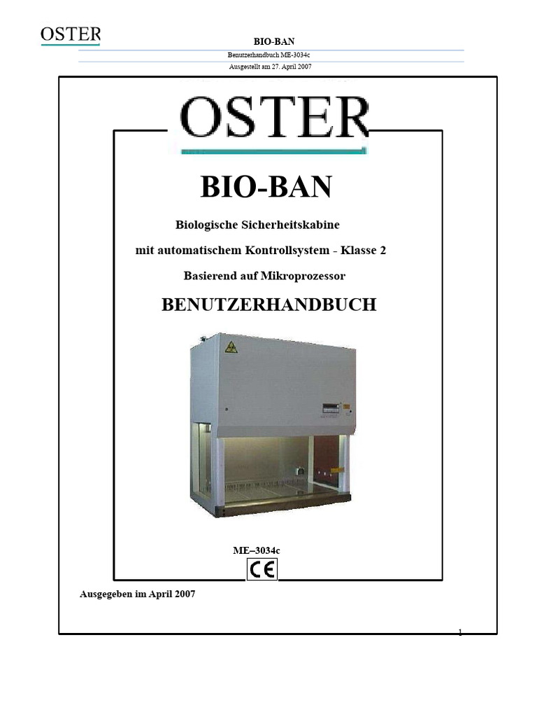 DEUTSCH - Handbuch - BIOBAN PDF | PDF