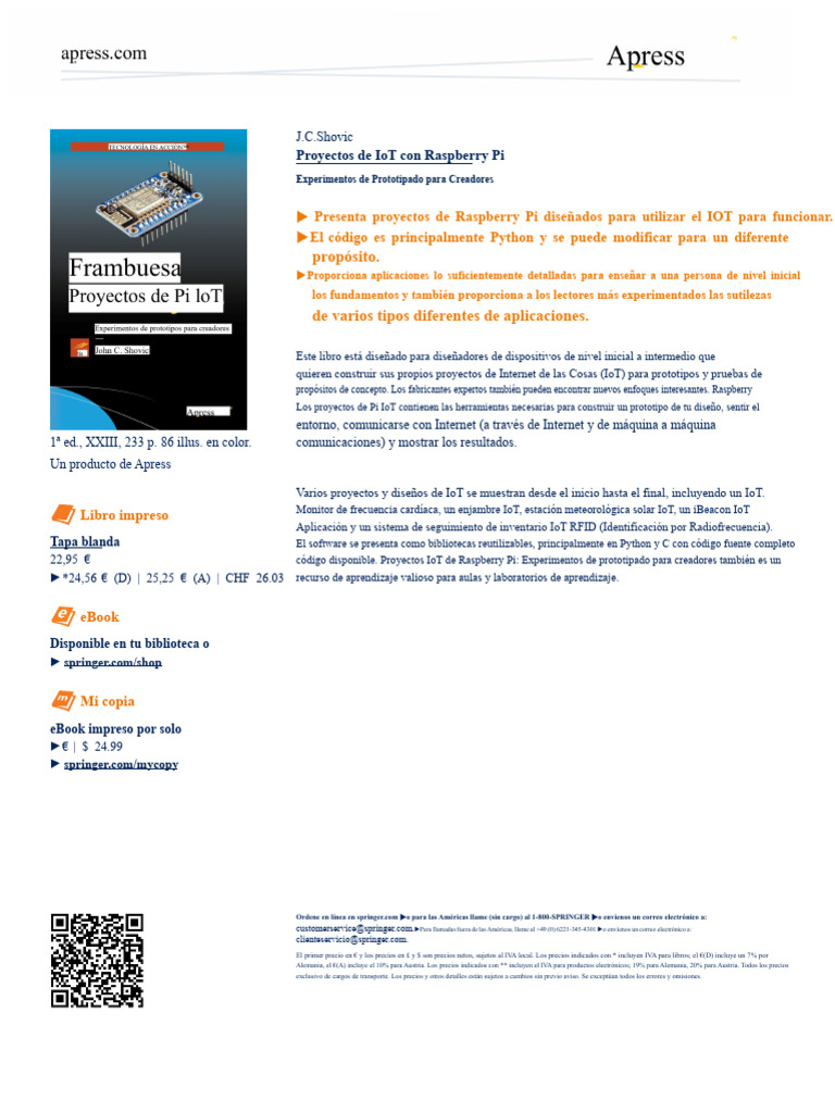 Productoflyer - 978 1 4842 1378 0 | PDF | Internet de las Cosas ...