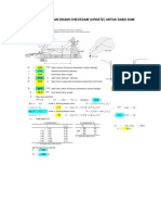 (Desain Check Dam Btg. Pagadih) (Nota Desain)