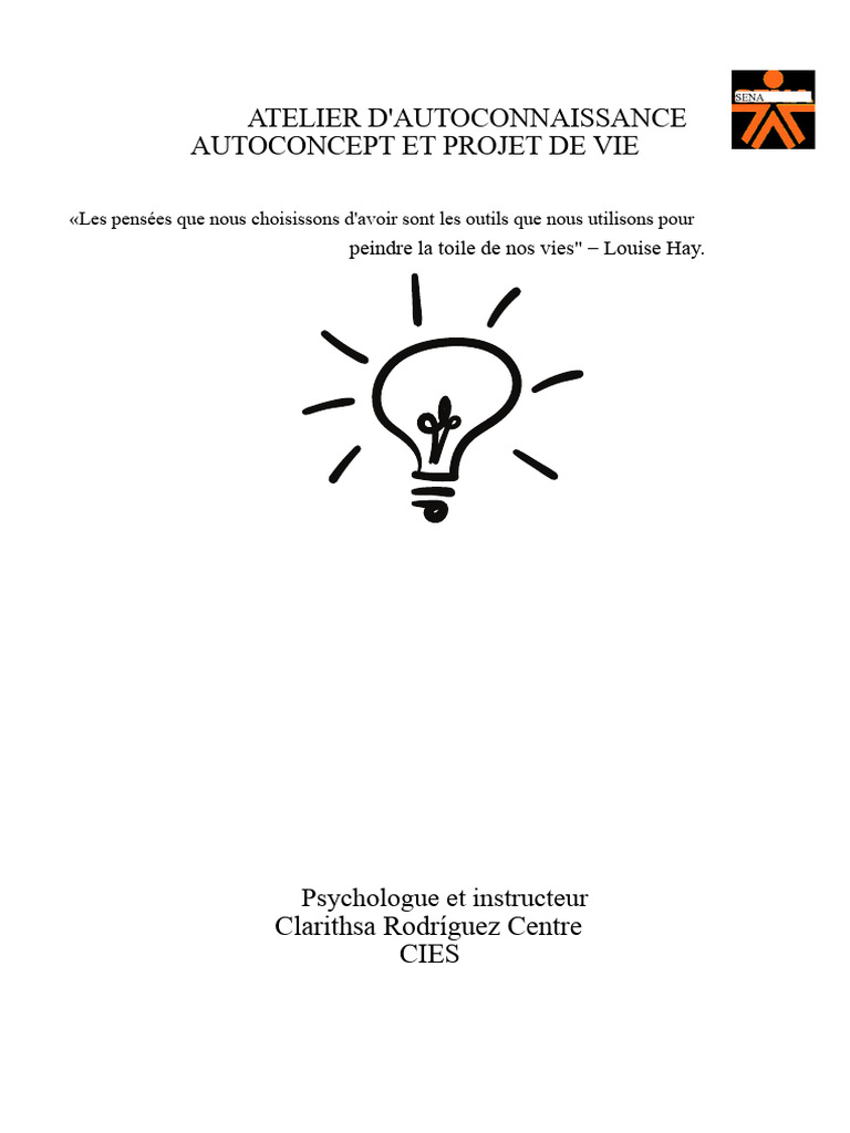 Autoconcept et projet de vie | PDF | Bonheur | Psychologie