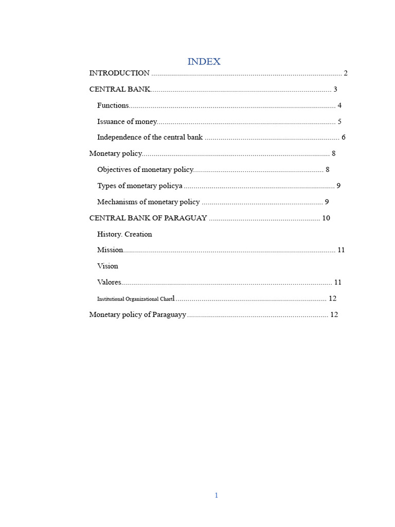 Central Bank Functions and Policies Overview | PDF | Monetary Policy ...