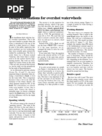 Design Calculations For Overshot Waterwheels... by Rudy Behren