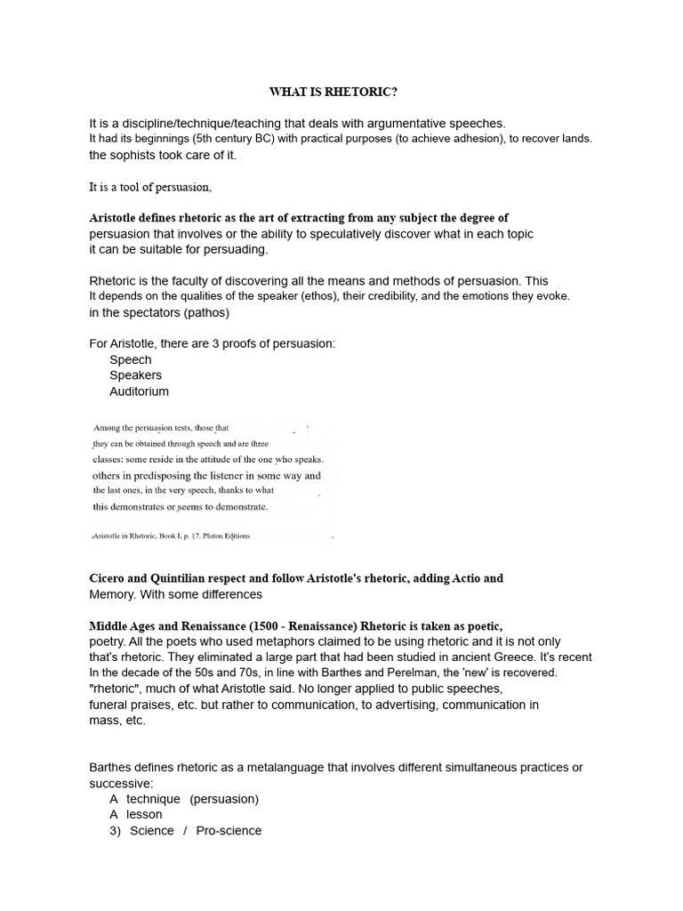 Understanding Rhetoric: A Persuasive Art | PDF | Public Speaking | Rhetoric