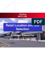 Retail Site Selection