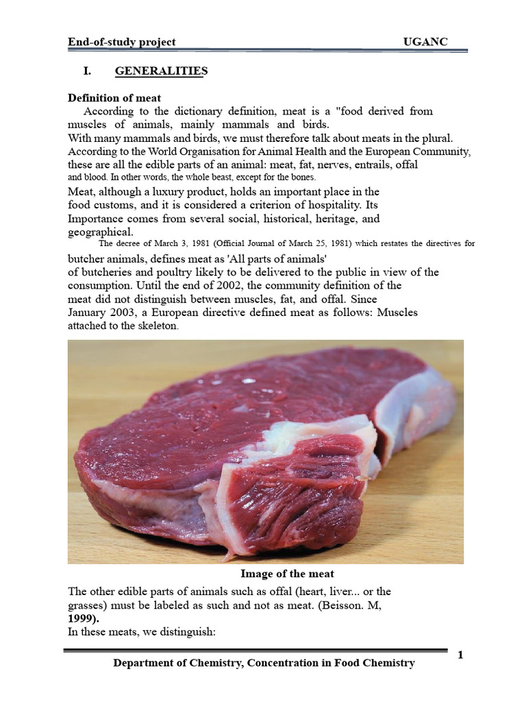 Understanding Meat: Types and Nutrition | PDF | Meat | Bacteria