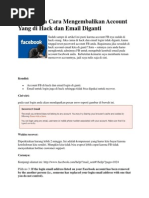 Download Bagaimana Cara Mengembalikan Account Yang Di Hack Dan Email Diganti by Iwan Irwan Arnol SN92203170 doc pdf