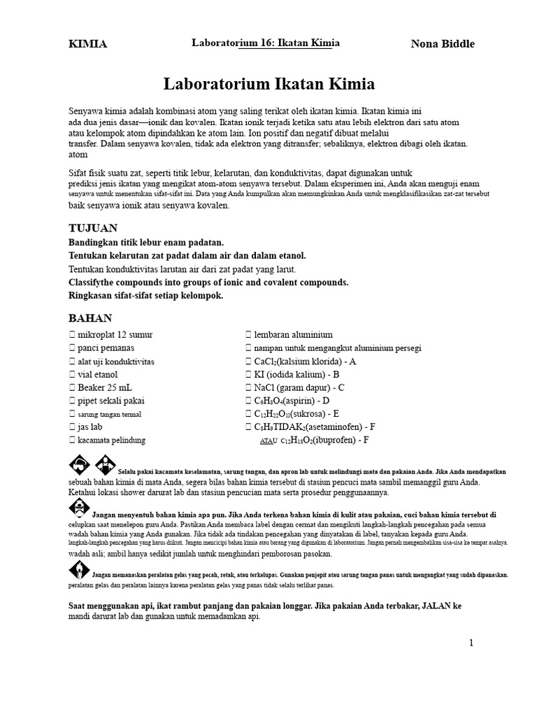 Lab16 LabPerekatKimia | PDF