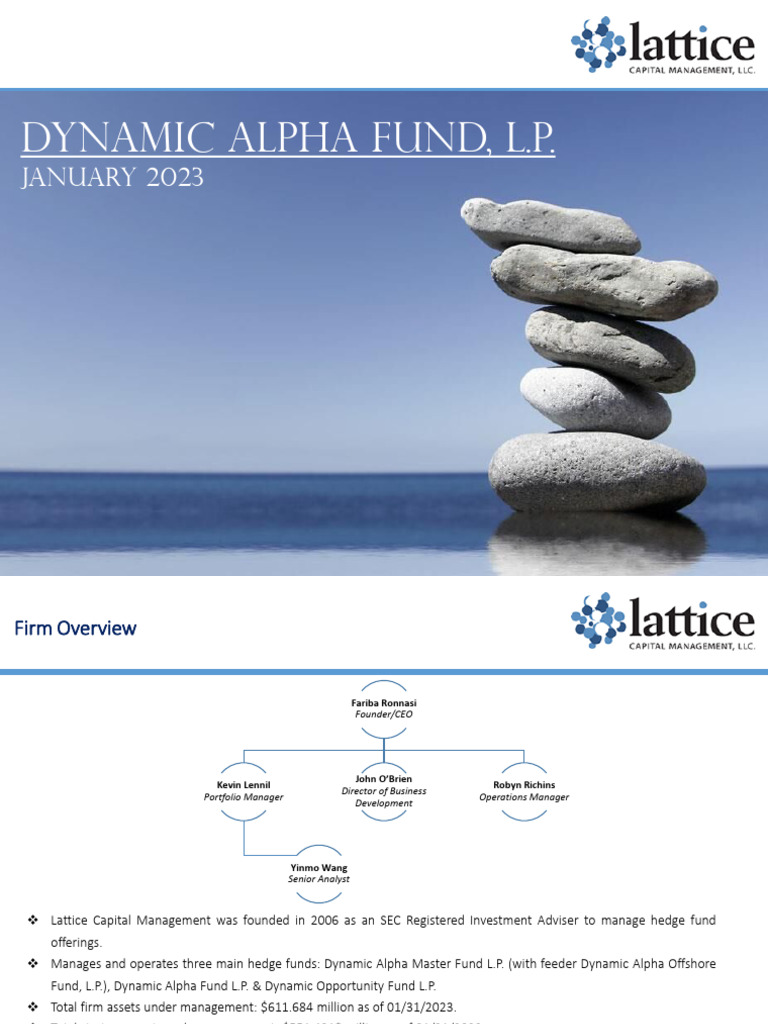 Dynamic Alpha Fund Overview 2023 | PDF | Greeks (Finance) | Investing